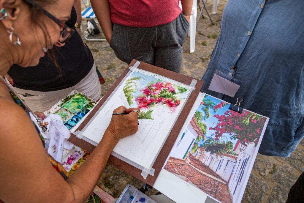 XV Encontro Internacional de Aquarelistas em Paraty 2024